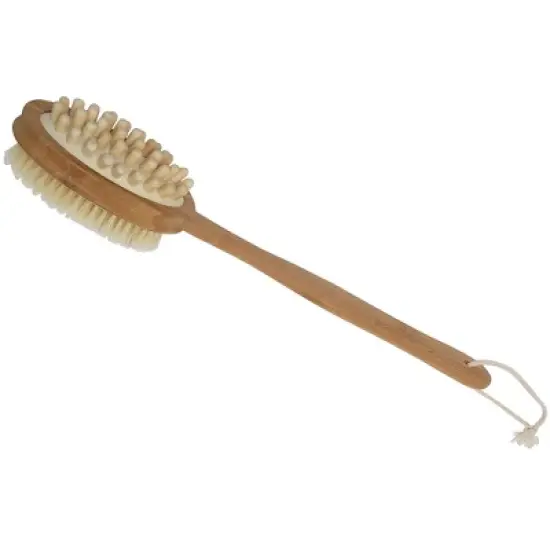 Evideco French Home Goods Natural Wood Bath Brush Collection: Deep Cleansing and Relaxing image {10}