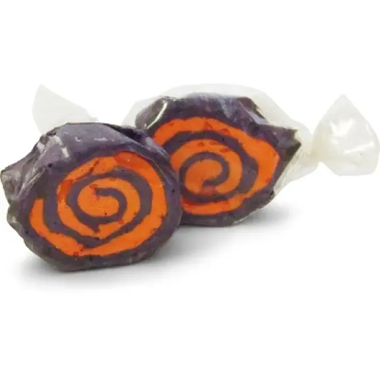 Halloween Black and Orange Cream Taffy Chews by It's Delish image {3}