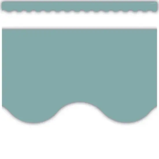Teacher Created Resources&reg; Calming Blue Scalloped Border Trim, 35 Feet Per Pack, 6 Packs image {2}