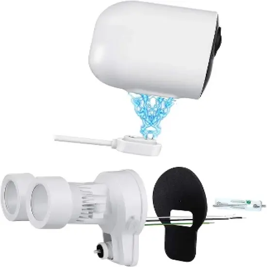 Wasserstein 3-in-1 Floodlight, Charger and Mount for Arlo Ultra/Ultra 2 and Pro 3/Pro 4/Pro 5s - Turn Your Camera into a Floodlight (Camera Not Included) image {2}