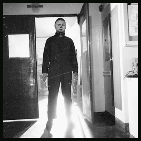 Men's Halloween II Sequel Michael Myers Entrance Scene T-Shirt image {1}