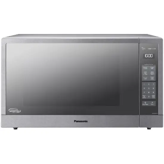 Panasonic 2.2 cu ft Cyclonic Inverter Microwave Oven - SN97JS: Countertop, 1250W, Sensor Cook, Digital Display image {7}