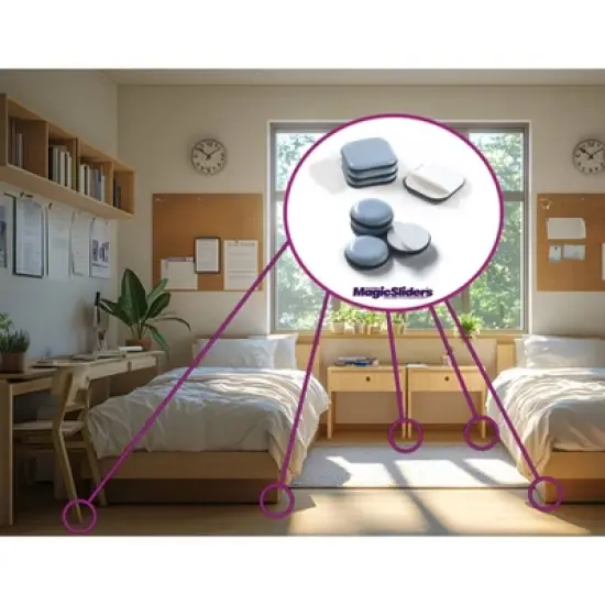 Magic Sliders 4pk 1.5" Round Adhesive image {7}