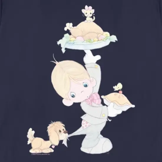 Women's Precious Moments Thanksgiving Dinner T-Shirt image {1}