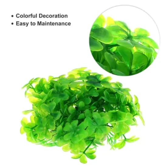 Unique Bargains Artificial Aquarium Grass Ball for Fish Tank Landscape Decoration Green 2.17x4.72 Inch 1 Pcs image {2}