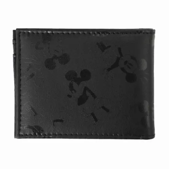 Mickey Mouse All Time Classic Men's Black Bifold Wallet image {3}