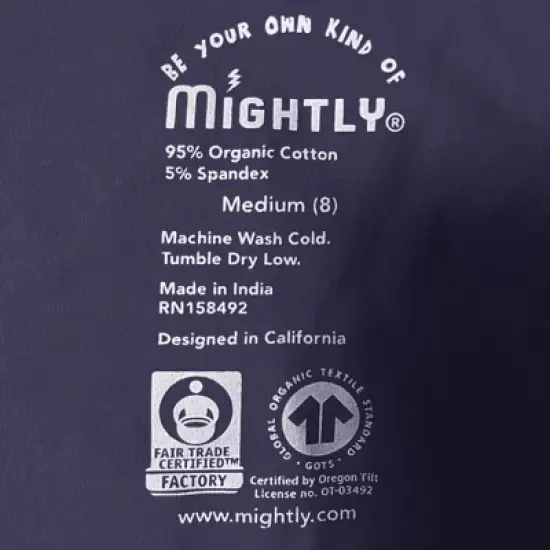 Mightly Boys 3pk Fair Trade Organic Cotton Underwear image {6}