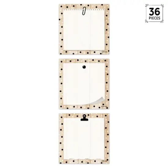 Creative Teaching Press&reg; Core Decor Polka Dots on Wood 3" Designer Cut-Outs, 36 Per Pack, 3 Packs image {2}