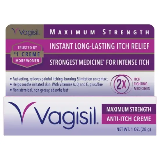 Vagisil Maximum Strength Feminine Anti-Itch Cream - 1oz image {7}