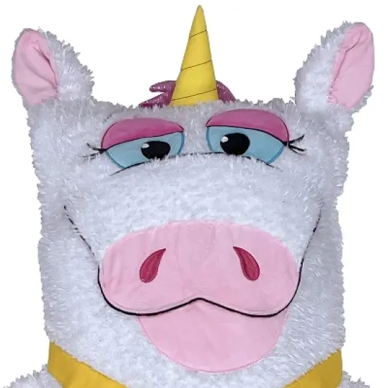 Shamzees: Unicorn - White & Purple - Plush Pillow Cover image {5}