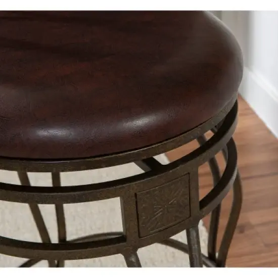 30" Flynn Barstool Bronze - Linon image {7}