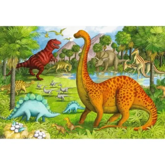 Ravensburger Dinosaur Pals Kids' Floor Puzzle - 24pc image {1}