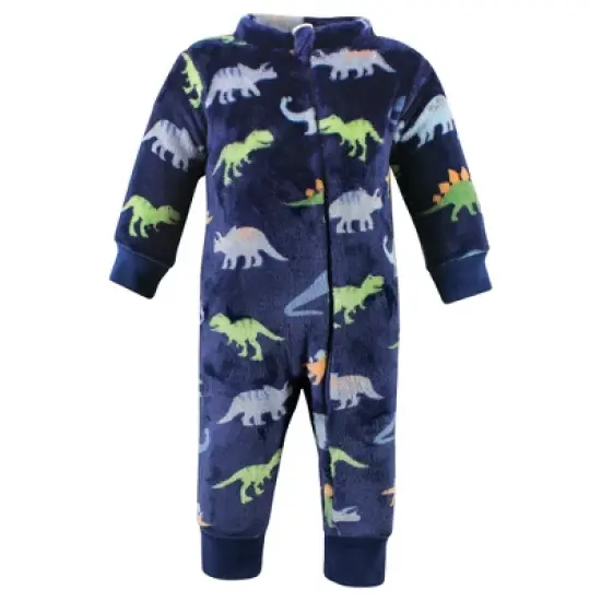 Hudson Baby Toddler Boys Plush Jumpsuits, Dinosaurs image {2}