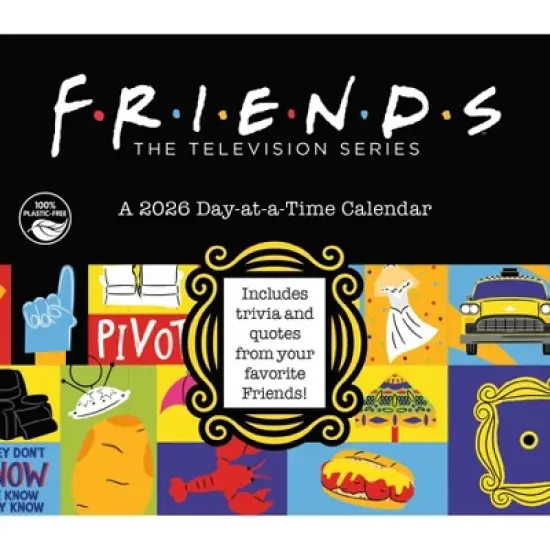 Trends International 2026 Friends Dayata Time 6.12"x5.37" Box Calendar image {6}