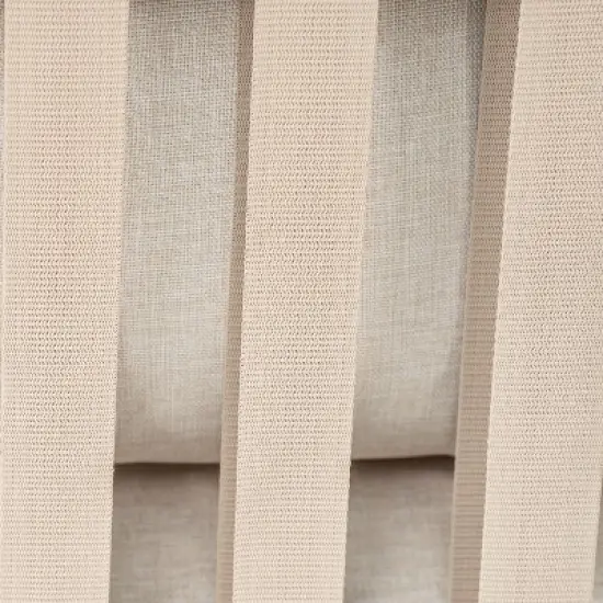 Christopher Knight Home Fabia 75" Rustic Patio Upholstered 3-Seater Loveseat with Rope Weave Open Back image {7}