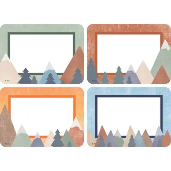Teacher Created Resources&reg; Moving Mountains Name Tags/Labels Multi-Pack, 36 Per Pack, 6 Packs image {4}