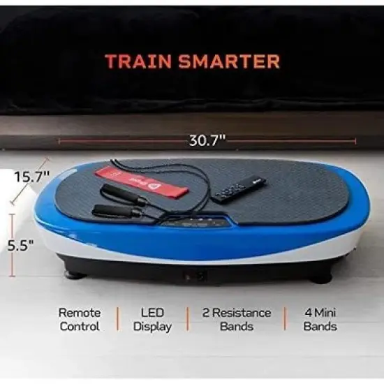 LifePro Rumblex Max 4D Vibration Plate with Resistance Bands - Full-Body Workout and Recovery Equipment for Home Fitness image {1}