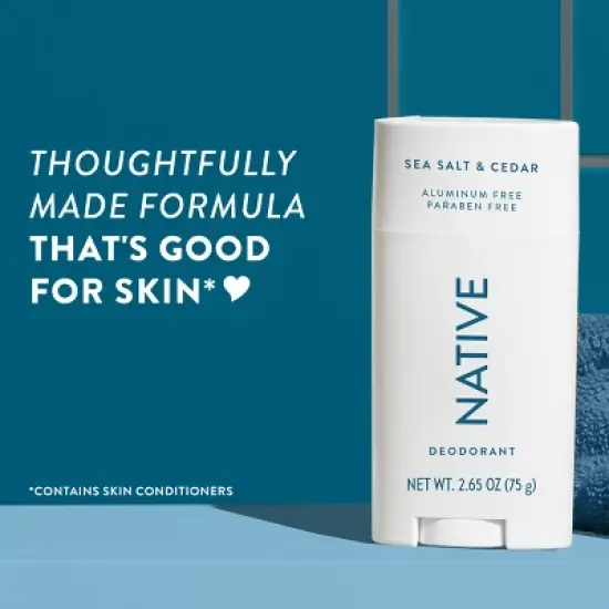 Native Sea Salt & Cedar Solid Deodorant image {4}
