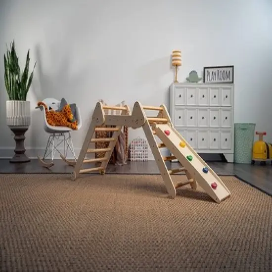 Avenlur Vicus Climbing Frame with Ramp, Folds into Multiple Shapes image {6}