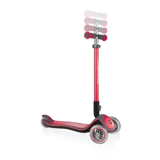 Globber Elite Deluxe Kick Scooter - Red image {1}