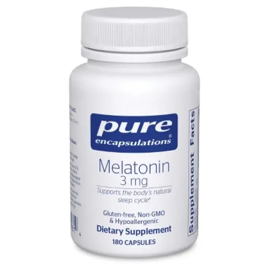 Pure Encapsulations Melatonin 3 mg - to Support Natural Sleeping & Relief of Occasional Sleeplessness - for Natural Sleep Support* image {9}