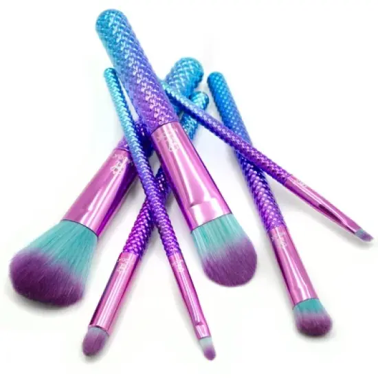 MODA Brush Prismatic Total Face 7pc Travel Sized Makeup Brush Flip Kit, Includes Powder, Foundation, and Angle Shader Makeup Brushes image {3}