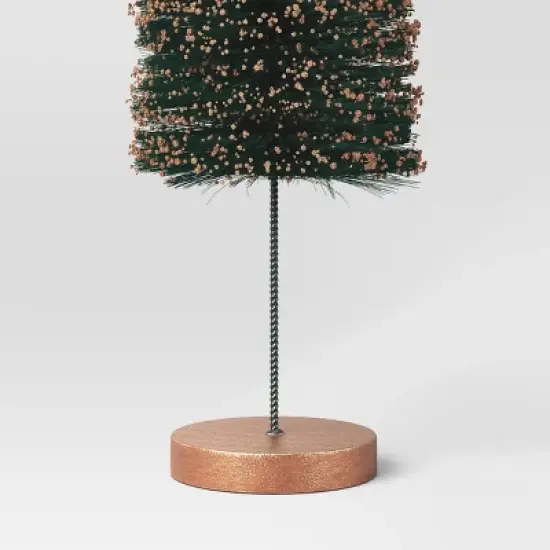 6ct Sisal Bottle Brush Tree Christmas Figurine Set - Wondershop&trade; image {2}