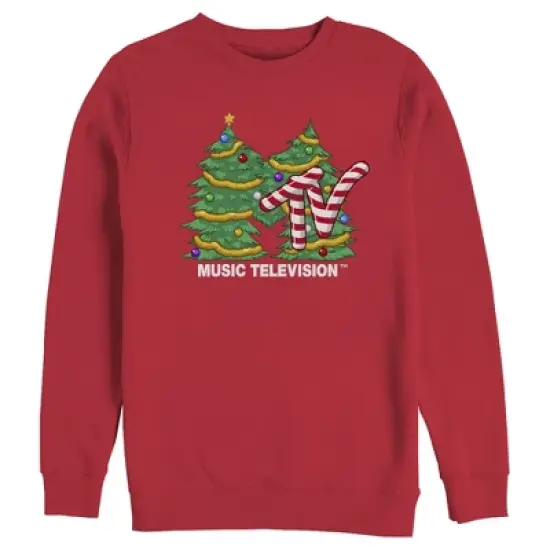 Men's MTV Christmas Tree Logo Sweatshirt image {2}
