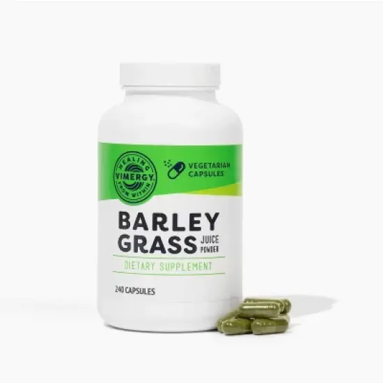Vimergy USDA Organic Barley Grass Capsules, 30 Servings image {6}