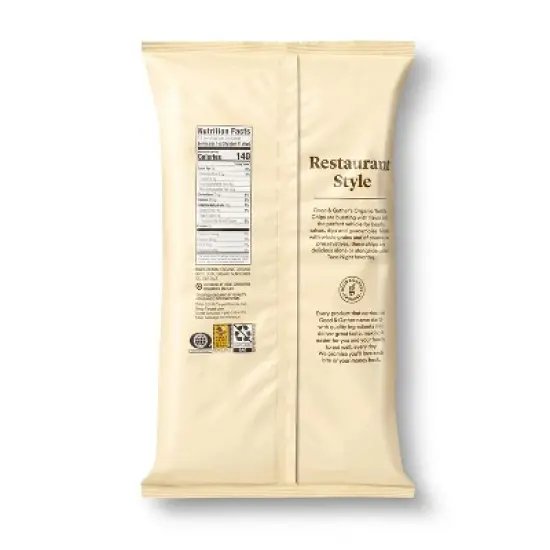 Organic White Corn Tortilla Chips - 12oz - Good & Gather&trade; image {2}