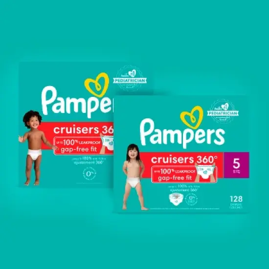Pampers Cruisers 360 Diapers - (Select Size and Count) image {2}