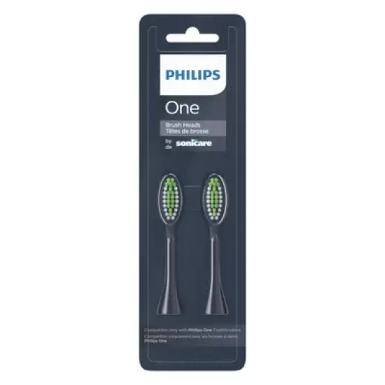 Philips One by Sonicare Replacement Electric Toothbrush Head - 2pk image {8}
