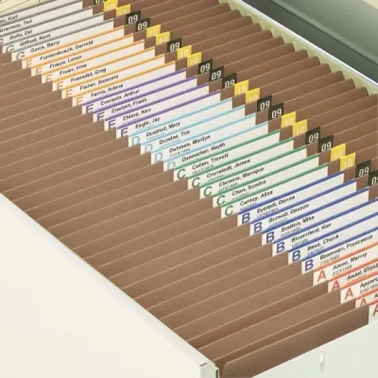 Smead File Folder, Reinforced Straight-Cut Tab, Letter Size, Kraft, 100 Per Box (10710) image {8}