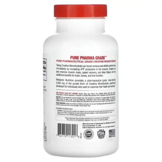 Metabolic Nutrition Creatine, 100 Grams, Powder image {2}