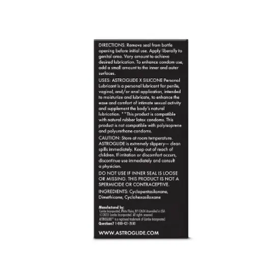 Astroglide X Silicone Personal Lubricants and Enhancers Liquid - 2.5oz image {1}