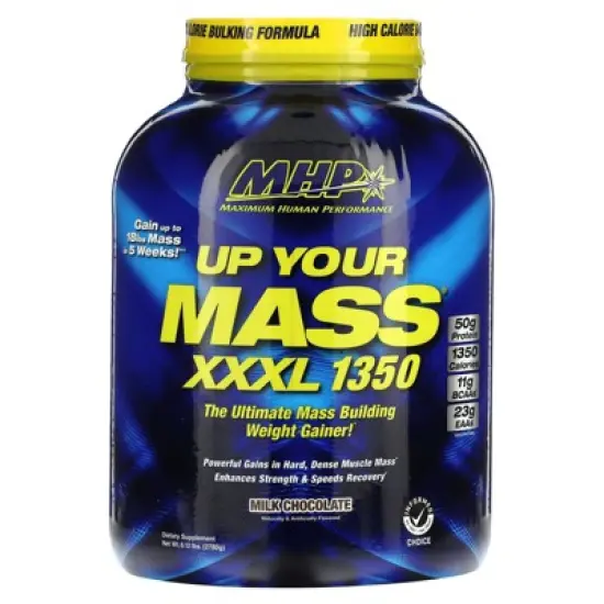 MHP Up Your Mass XXXL 1350, Milk Chocolate, 6.12 lbs (2,780 g) image {4}