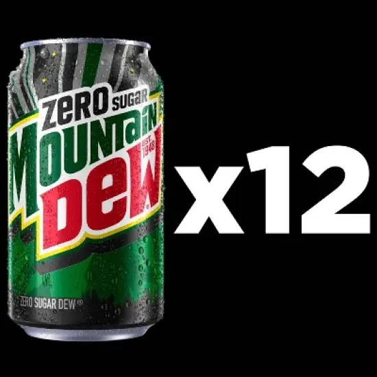 Mountain Dew Zero Sugar - 12pk/12 fl oz Cans image {2}