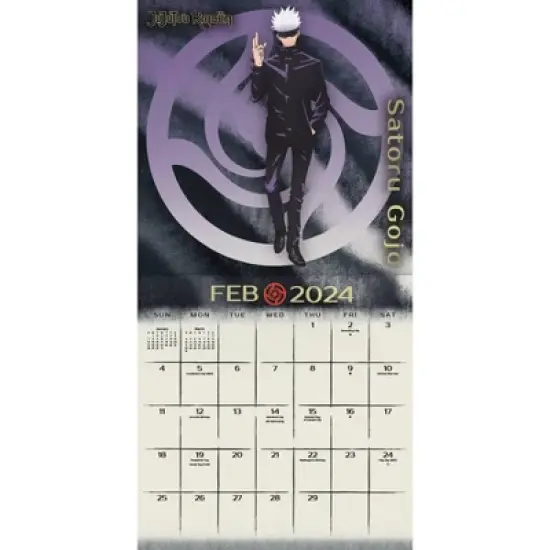 Trends International Inc. 2023-24 Wall Calendar 12"x12" Jujutsu Kaisen image {2}