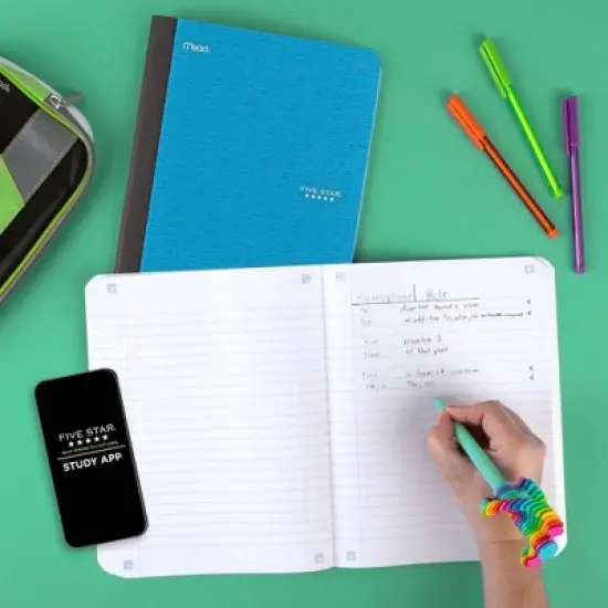 Five Star Comp Book with Pocket 100ct Wide Ruled image {7}