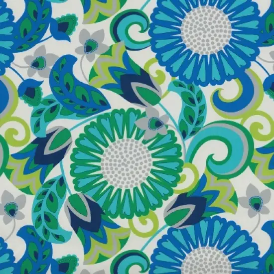 2pk Sophia Wrought Iron Outdoor Seat Cushions Green - Pillow Perfect image {1}