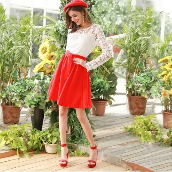 Allegra K Women's Platform High Heel Ankle Strap Chunky Heels Sandals image {2}