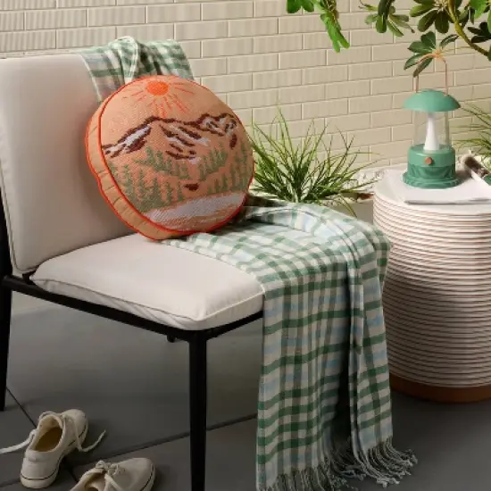 Portable LED Table Lantern with Bluetooth Speaker Green - Hearth & Hand&trade; with Magnolia image {2}