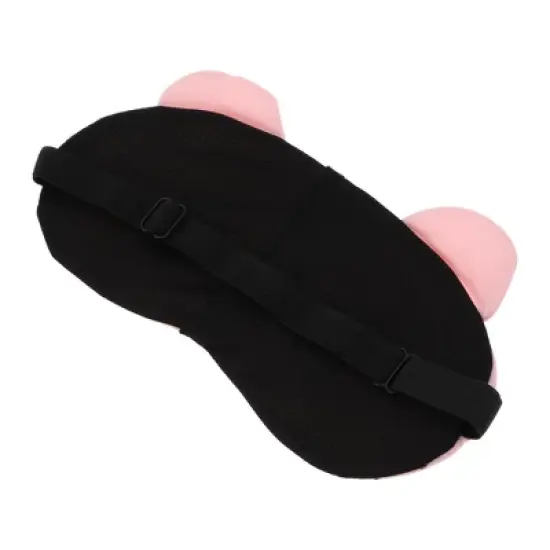 Soft Cartoon Pig Eyes Sleep Mask Pink 1 Pc image {4}