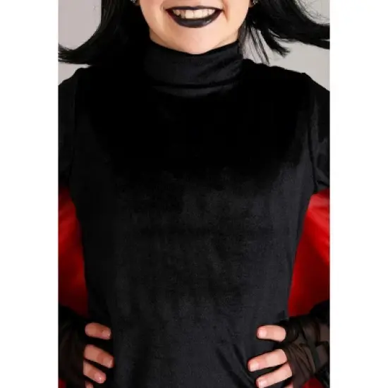 HalloweenCostumes.com Girl's Hotel Transylvania Mavis Deluxe Halloween Costume | Vampiress Cosplay Dress & Wig for Kids image {3}