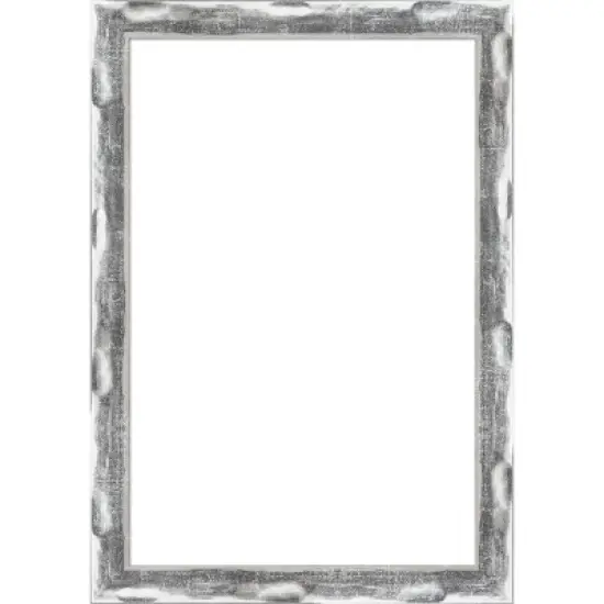 Amanti Art Scratched Wave Chrome Framed Dry Erase Magnetic Board image {8}