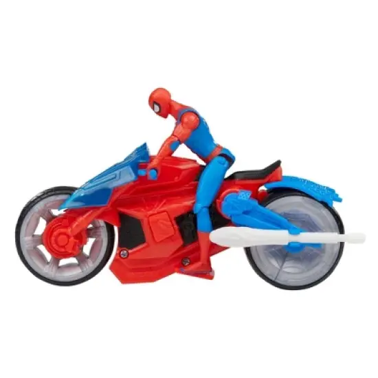 Marvel Spider-Man Epic Hero Series Web Blast Cycle and Action Figure image {5}