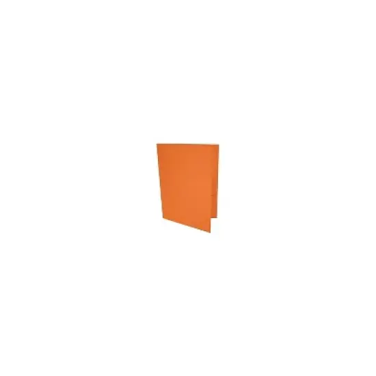LUX 9 x 12 Presentation Folders Standard Two Pocket Mandarin 25/Pack (LUX-PF-11-25) image {1}