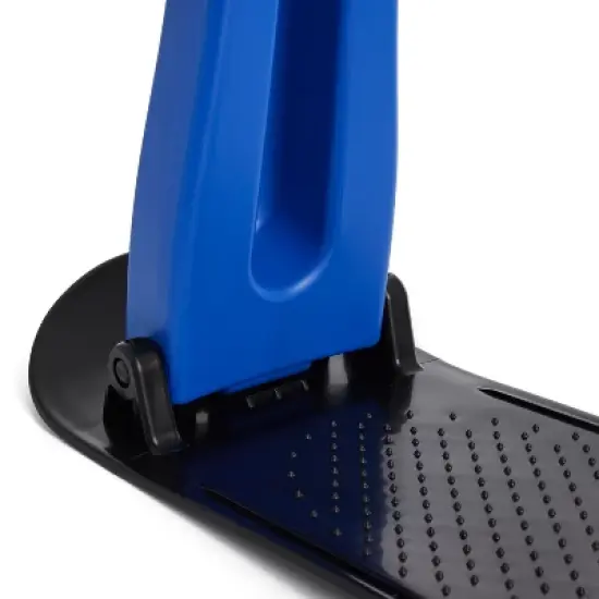 Slippery Racer Kid's Lightweight Compact Foldable Cold Resistant Downhill Outdoor Winter Ski Scooter Snow Sled for Children 4 Years & Up, Blue, 3 Pack image {4}