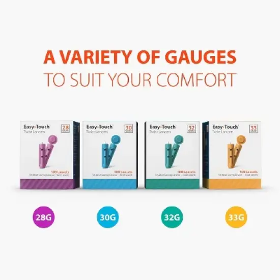 Easy Touch Twist Lancets 33 Gauge, 100 Count image {4}