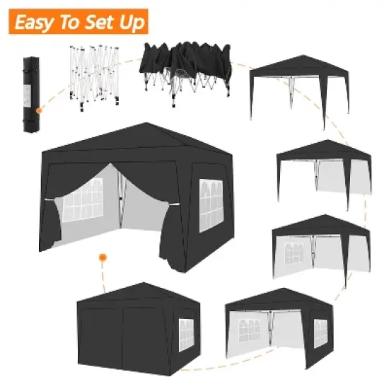 Yaheetech Adjustable 8x8 FT Pop Up Canopy Tent image {5}